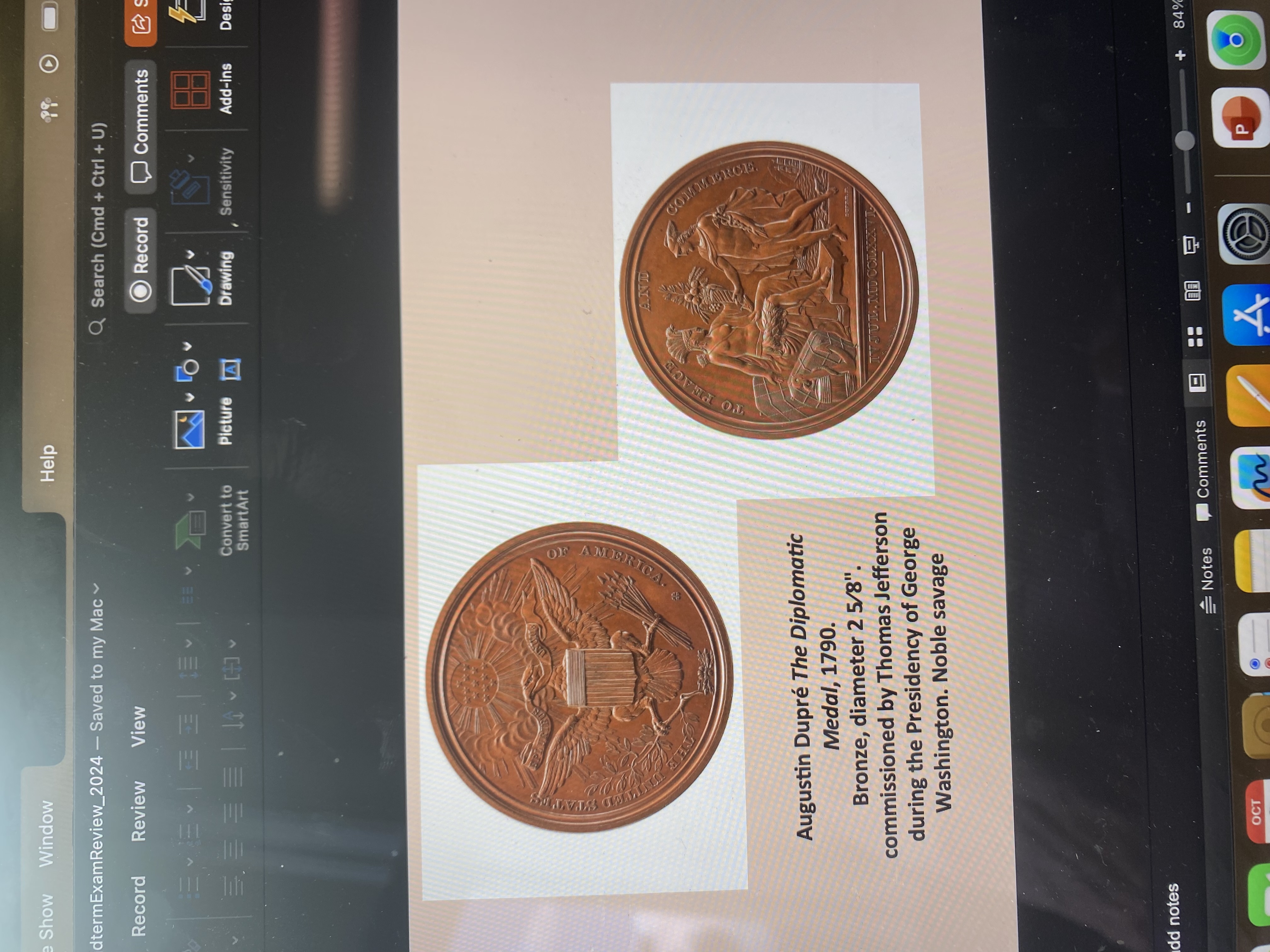 <p><span><strong>Augustin Dupré <em>The Diplomatic Medal</em>, 1790. <br>Bronze, diameter 2 5⁄8". commissioned by Thomas Jefferson during the Presidency of George Washington. Noble savage</strong></span></p>