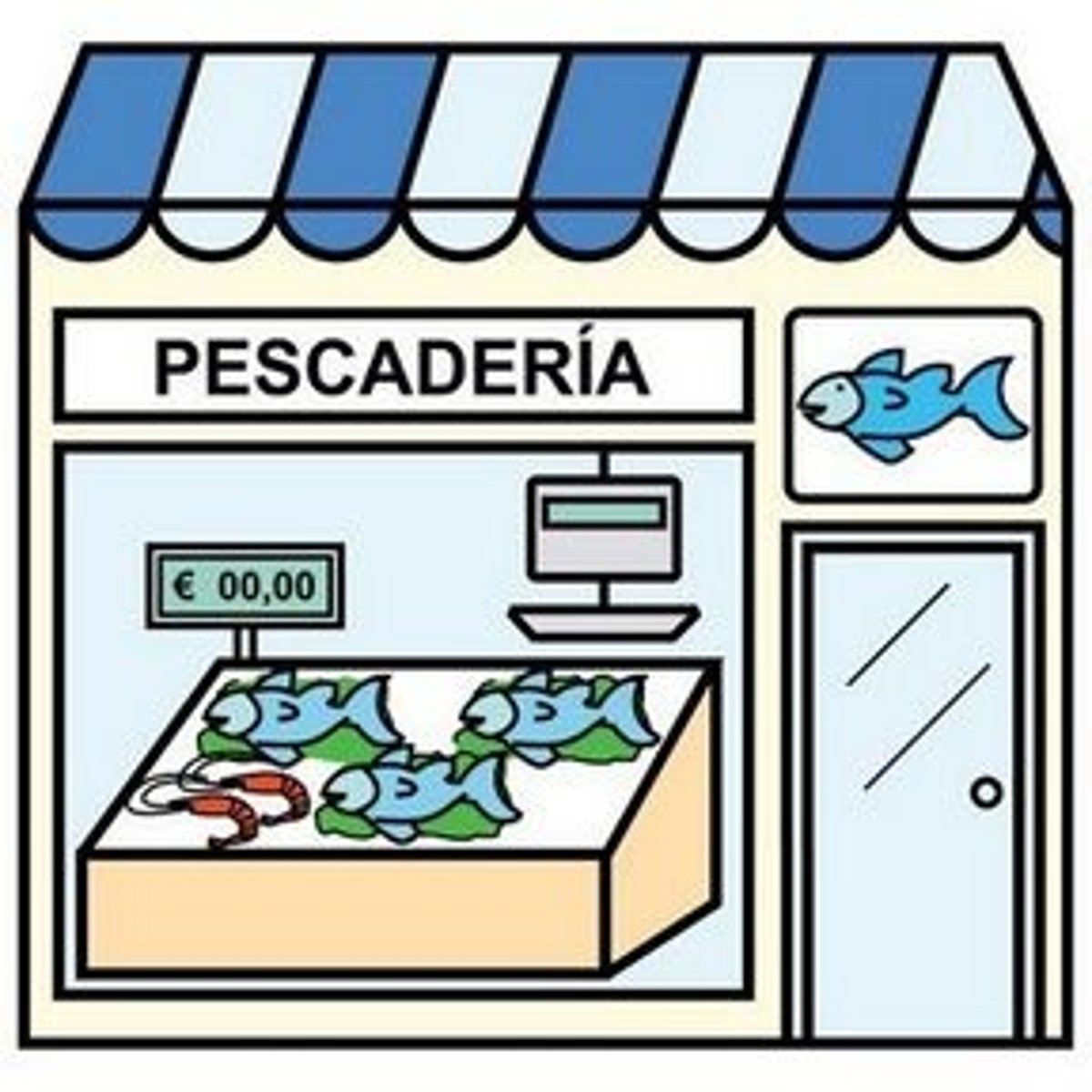<p>pescadería</p>