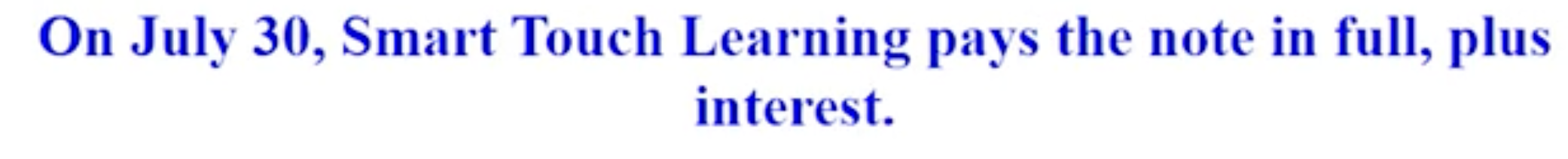 Notes payable ex, match the journal entry