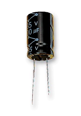 <p>capacitor pins, left to right? (but <span>ceramic and film types do not have a fixed polarity)</span></p>