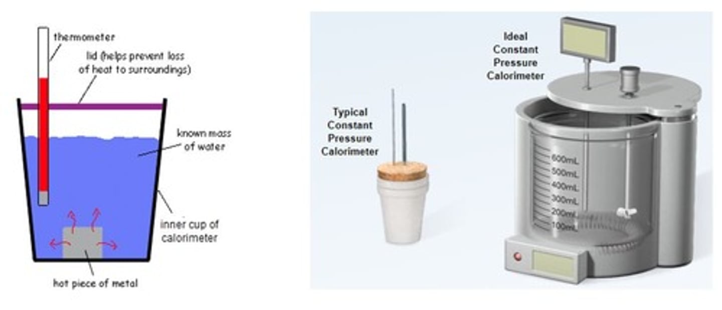 <p>To measure the heat transfer during physical or chemical processes.</p>