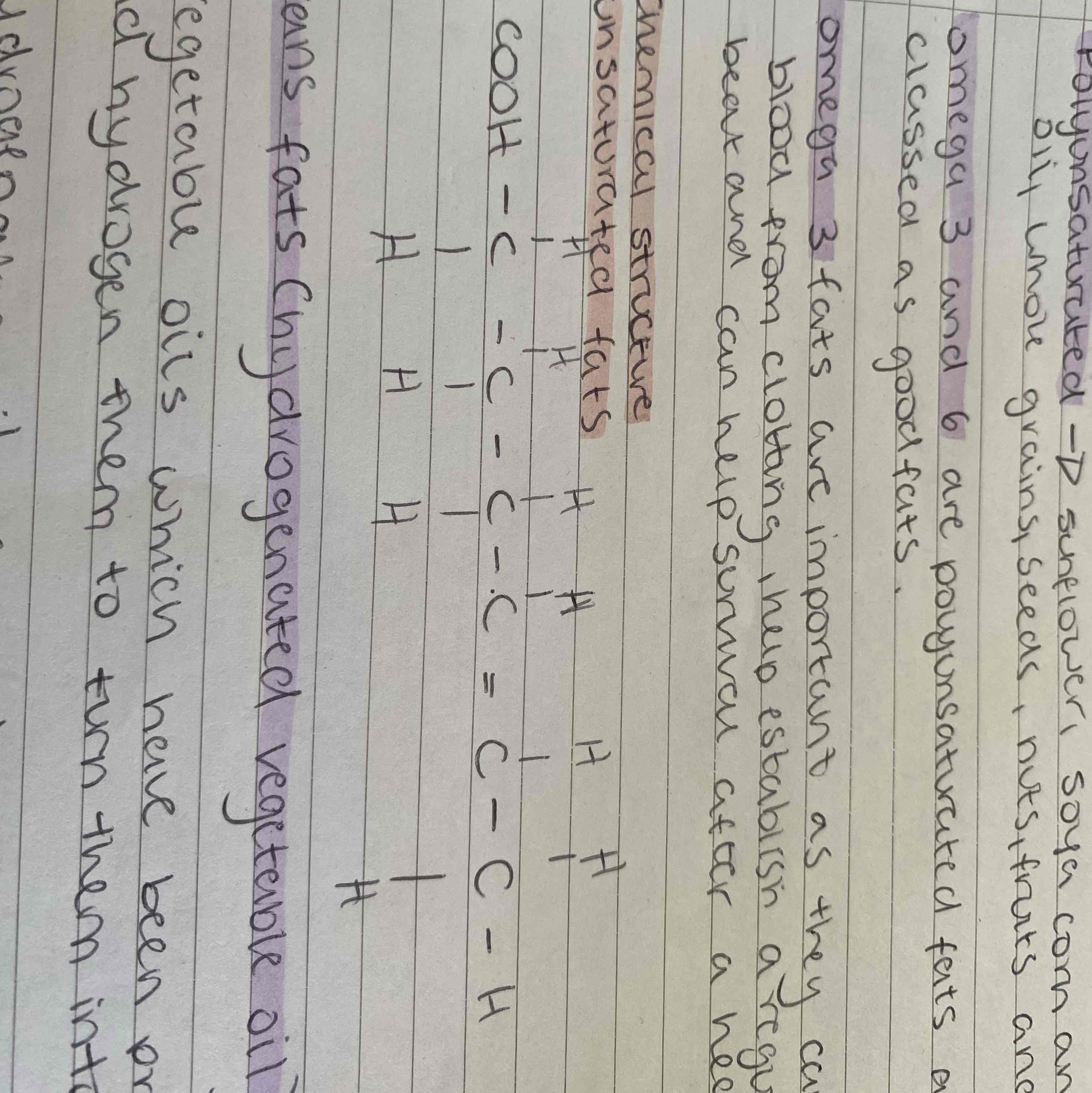 <p>What are the different types of fats?</p>