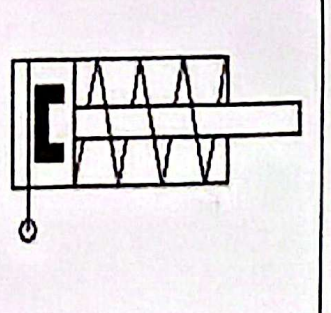 <p>Single-acting cylinder</p>