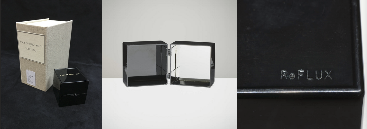 <p>Meaning: <span style="background-color: transparent;"><span>A participatory art piece, a small box containing a mirror, designed to make the viewer smile by reflecting their own image, transforming sadness into happiness and activating them as part of the art</span></span></p>