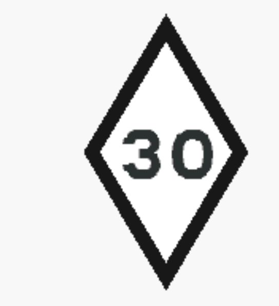 <p>who should obey diamond shape traffic signs?</p>