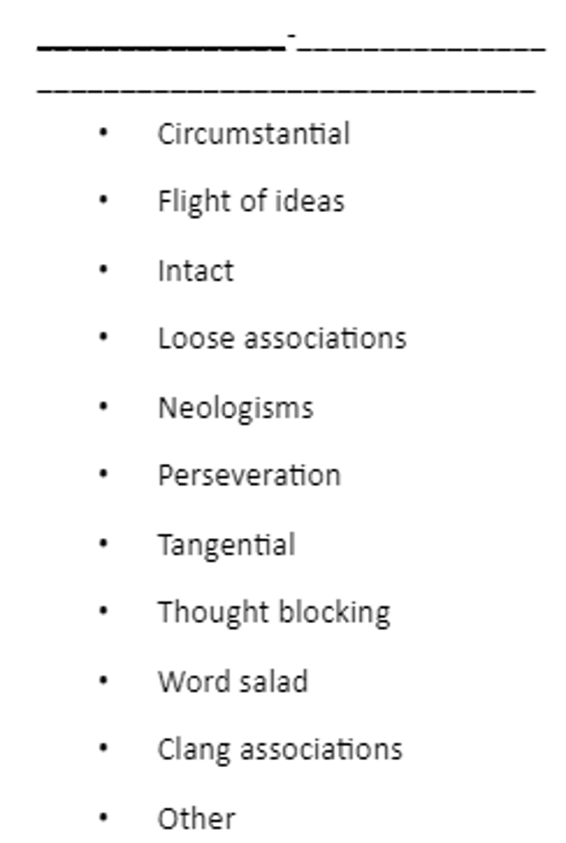 <p>The dynamics of how one thought connects to the next.</p>