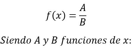 Derivada de Cociente de funciones