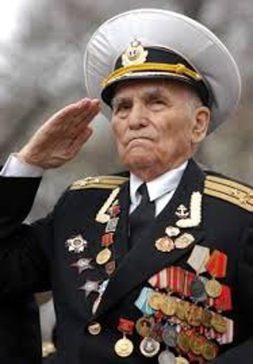<p>/ˈwɔː ˌvet.ər.ən/ noun</p><p>Someone who has served in the military</p><p>cựu chiến binh</p><p>Origin: Latin veteranus = old</p><p>Pattern: war veteran support/honour</p><p>Ex: The country honors its war veterans on national holidays.</p><p>Syn: ex-soldier</p><p>Form: veteran (n)</p><p>Relate: soldier, army</p>