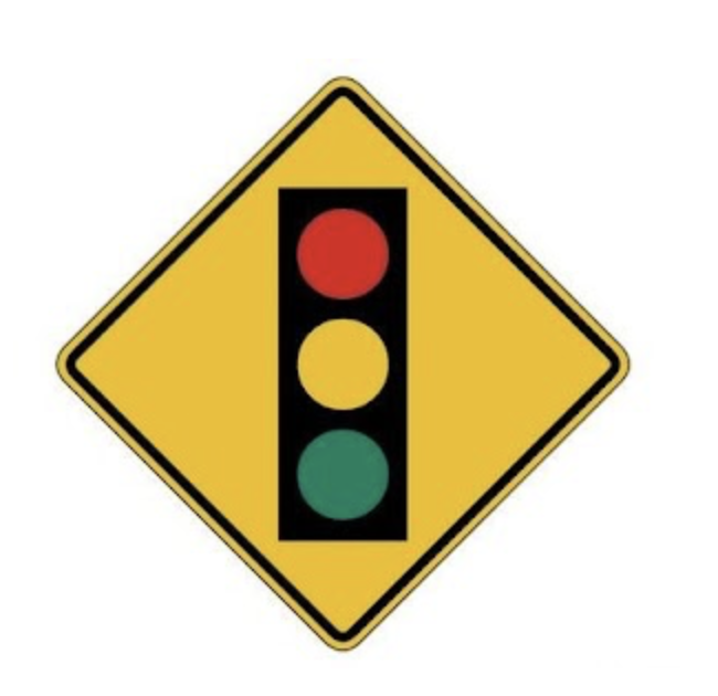 <p><span>When the driver sees this sign, what should the driver do ?</span></p>