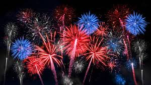 <p>Fireworks – bright lights and loud sounds in the sky for celebrations</p>