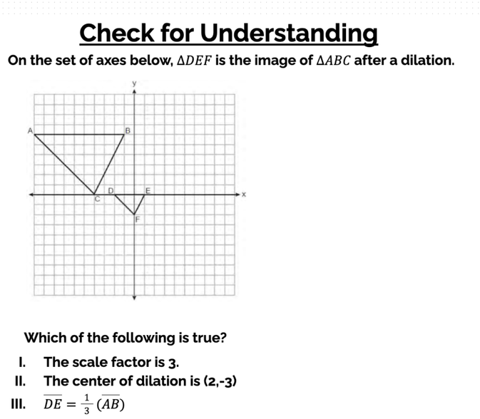 <p><br>1)&nbsp;<span><strong><span>I only</span></strong></span></p><p><span><strong><span>2) II only</span></strong></span></p><p><span><strong><span>3) II and III only</span></strong></span></p><p><span><strong><span>4) I, II and III</span></strong></span></p>