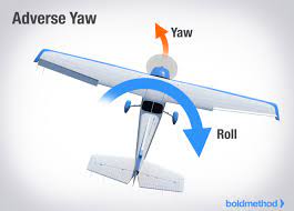 A condition of flight in which the nose of an airplane tends to yaw towards the outside of the turn. This is caused by higher induced drag on the outside wing. Which is also producing more life. Induced drag is a byproduct of the lift associated with the outside wing