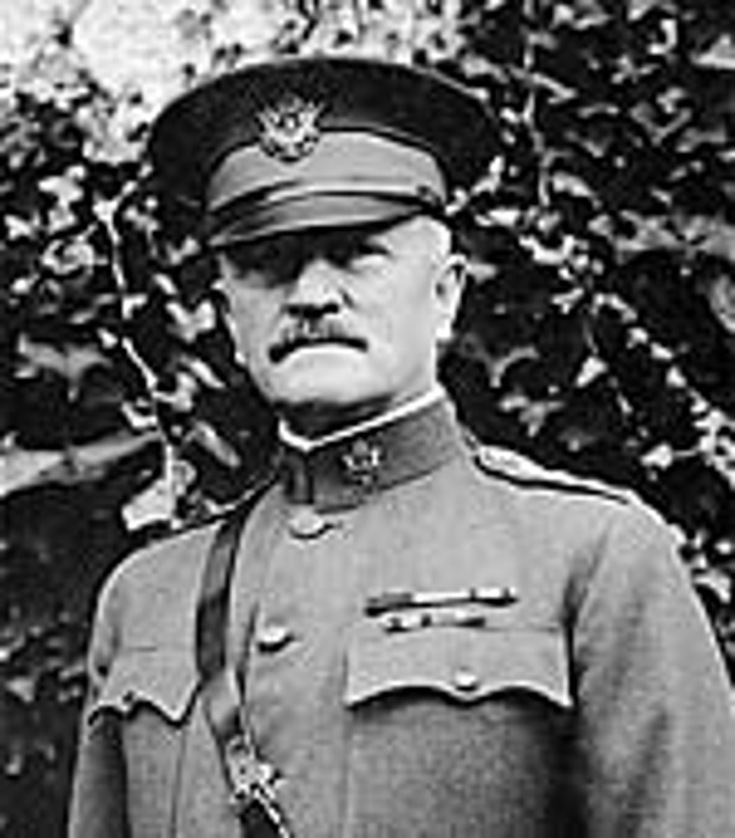 <p>Commander the U.S. troops during WWI called the American Expeditionary Force of over 1 million troops. He insisted his soldiers fight as independent units so US would have independent role in shaping the peace.</p>