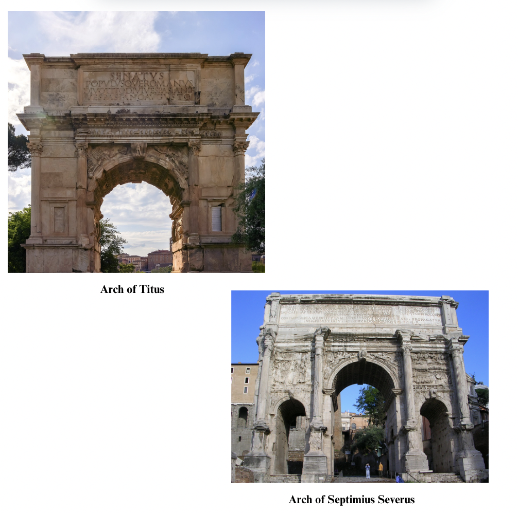 <p>Triumphal Arches</p>