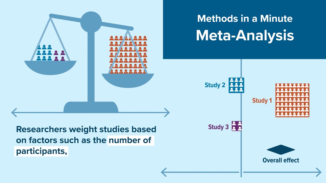 <p>a research method involving statistically combining the results of many different but related research studies</p>