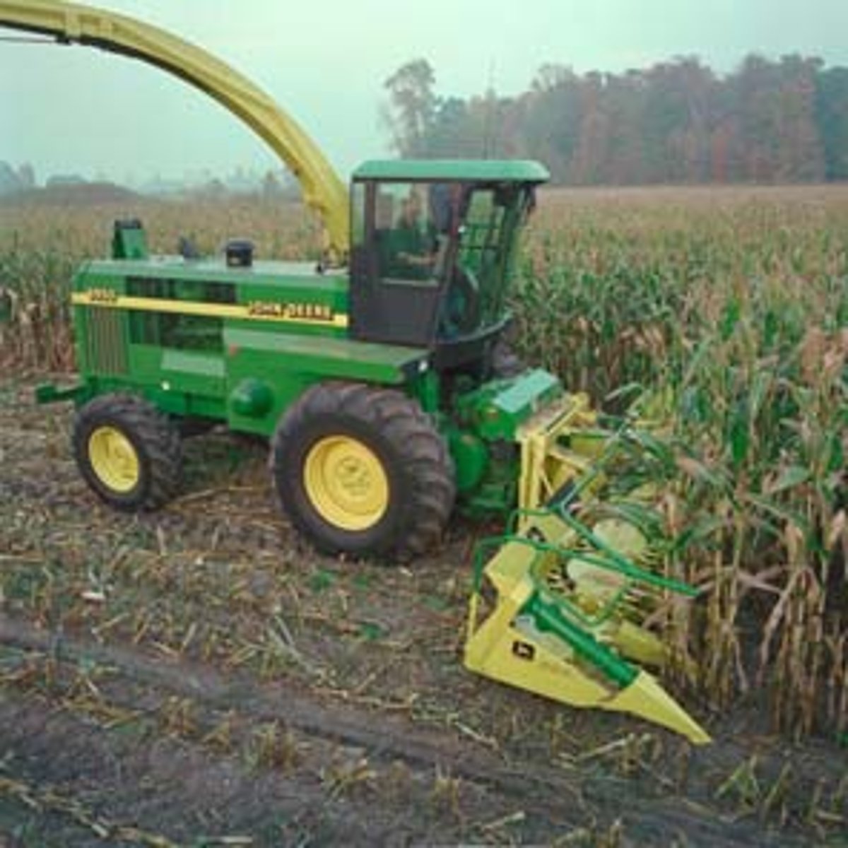 <p>a farm implement that harvests plants to make silage</p>