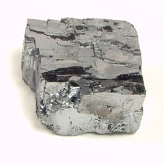 Shiny Silver Gray or Dull Gray
Streak: Gray - Dark Gray
Luster: Metallic
Hardness: 2.5
Cleavage: 3 Planes at 90 (Cubic)
Other Properties: High Specific Gravity