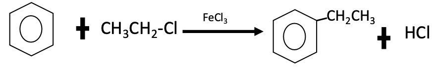 <p>Ethylbenzene (C6H5(CH2CH3))</p>