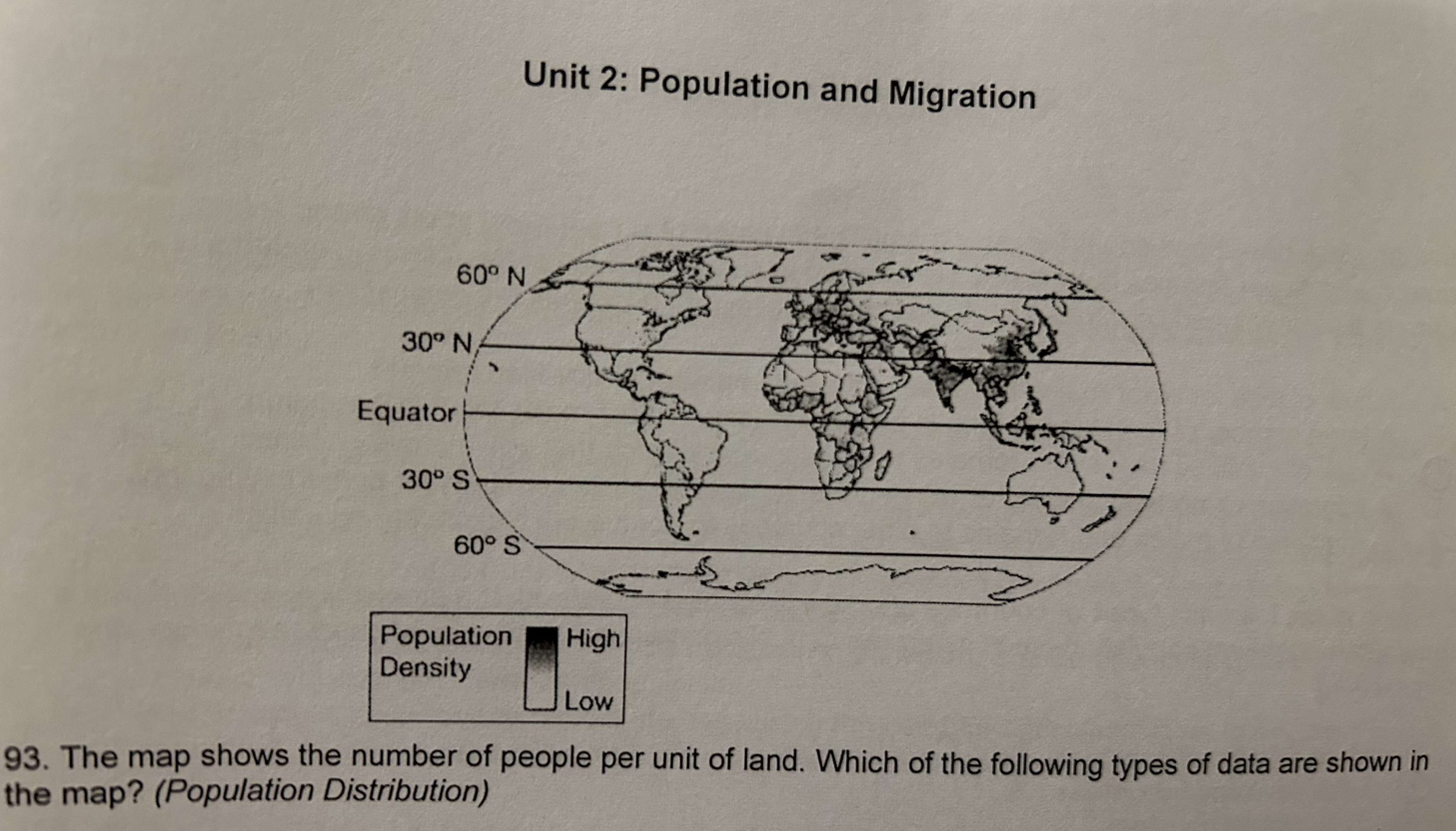 <p>What data is shown in the map?</p>
