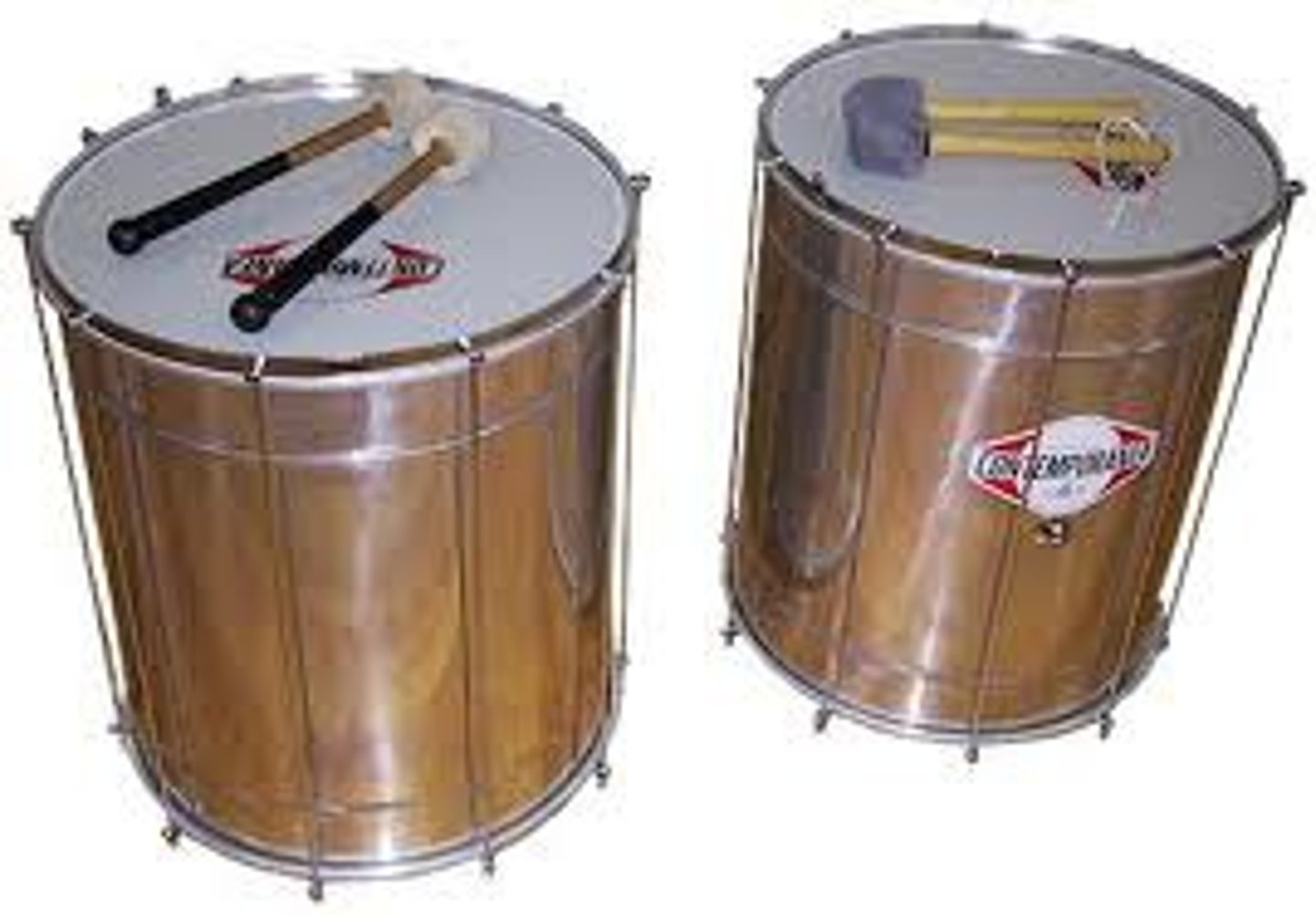 <p>A bass drum used to make the beat of Samba music.</p>