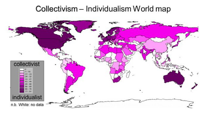 <p>IDV Indywidualizm - kolektywizm (Hofstede)</p>