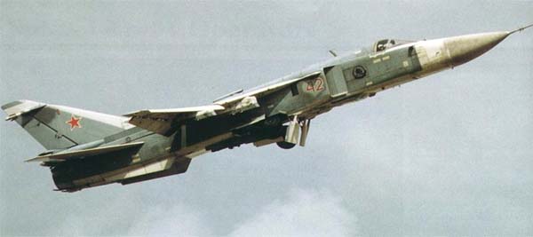 <p>FENCER D, Sukhoi Su-24M/MK Су-24М/МК (Ground attack, often with AS weapons, Rectangular intakes, variable sweep wings)</p>