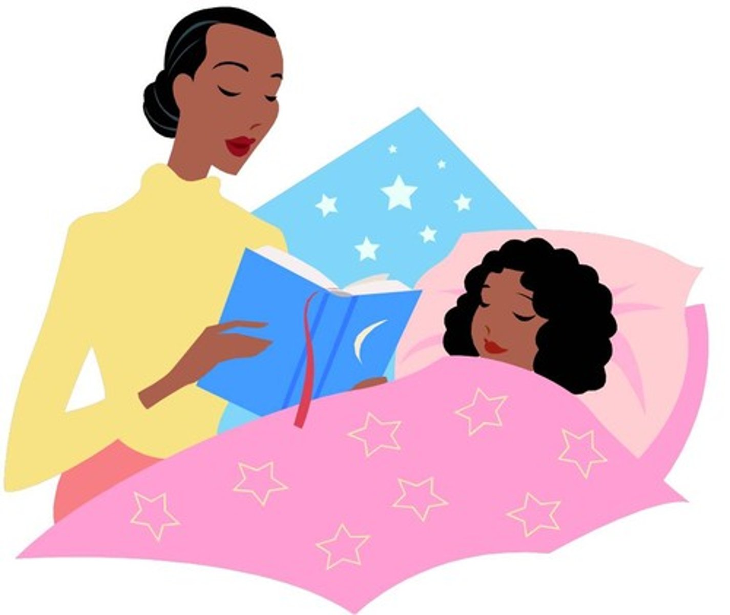 <p>Her mom reads her a ____ every night.</p>