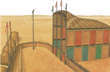 <ul><li><p><strong>Nekhen </strong>was the cradle of Egyptian kingship</p></li><li><p>The <strong>Falcon diety</strong></p><ul><li><p>The <strong>earliest form of Horus</strong></p></li><li><p>The <strong>patron God of the cities</strong> ruler</p></li></ul></li><li><p>The <strong>temple was a mud plastered Oval surrounded by a mud plastered Reed fence</strong></p></li><li><p>The <strong>post would have the image of the Falcon God</strong></p></li><li><p>This is the<strong> earliest known temple in Egypt</strong></p></li><li><p><strong>Different classes of people had different cemeteries</strong></p></li><li><p></p></li></ul><p></p>