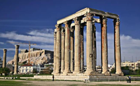 <ul><li><p>Greek arts</p></li><li><p>Notable Architecture</p></li><li><p>Known as Olympieion or Columns of the Olympian Zeus, the ___ 561–527 BC by Peisistratos and completed under the reign of the Roman Emperor Hadrian in 131 AD.</p></li></ul><p></p>