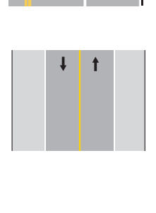 <p>single solid-yellow </p>