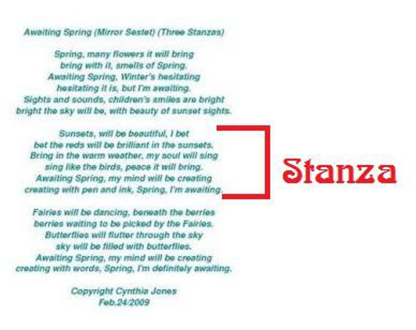 <p>stanza</p>