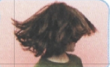 <p>brown hair</p>