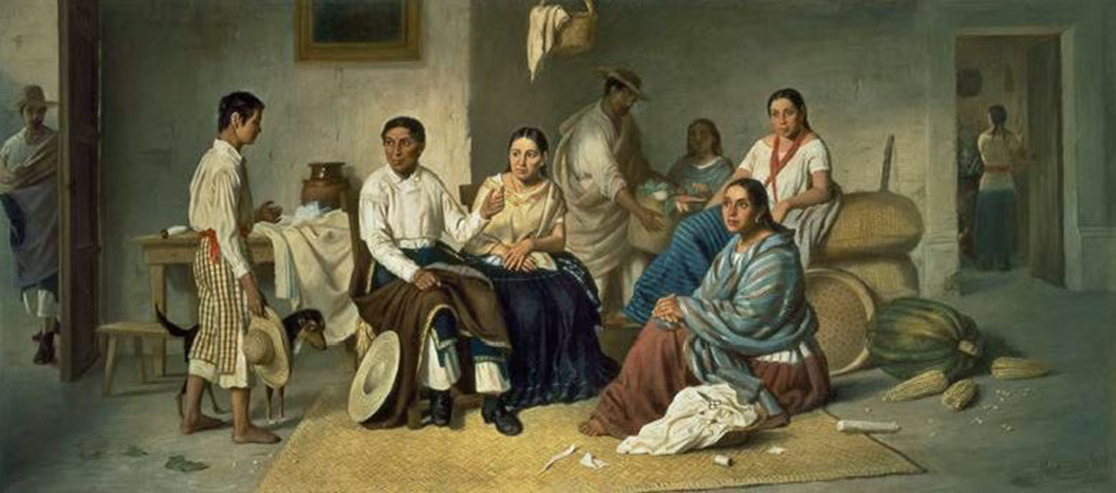 <p>Felipe Santiago Gutiérrez - La Despedida del Joven Indio (The Young Indian’s Farewell), 1876</p>