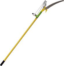 <p>&nbsp;Pruning tool with a long handle, used for cutting high branches.</p>