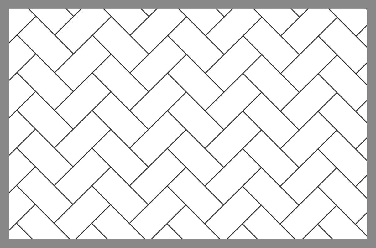 <p>Herringbone Pattern</p>