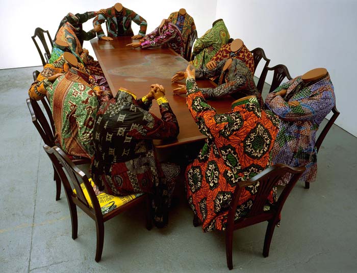 <p>Yinka Shonibare - Scramble for Africa </p>