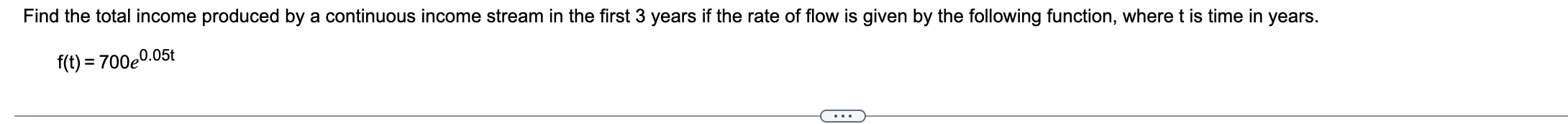 <p>Find the total income in first 3 years</p>