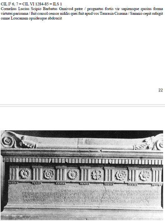 <p>CIL I = CIL VI</p>