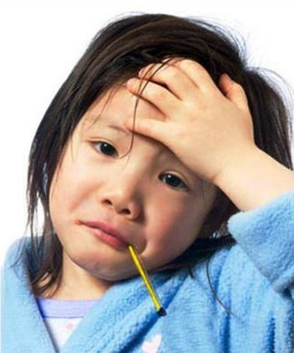 <p>to be sick</p>
