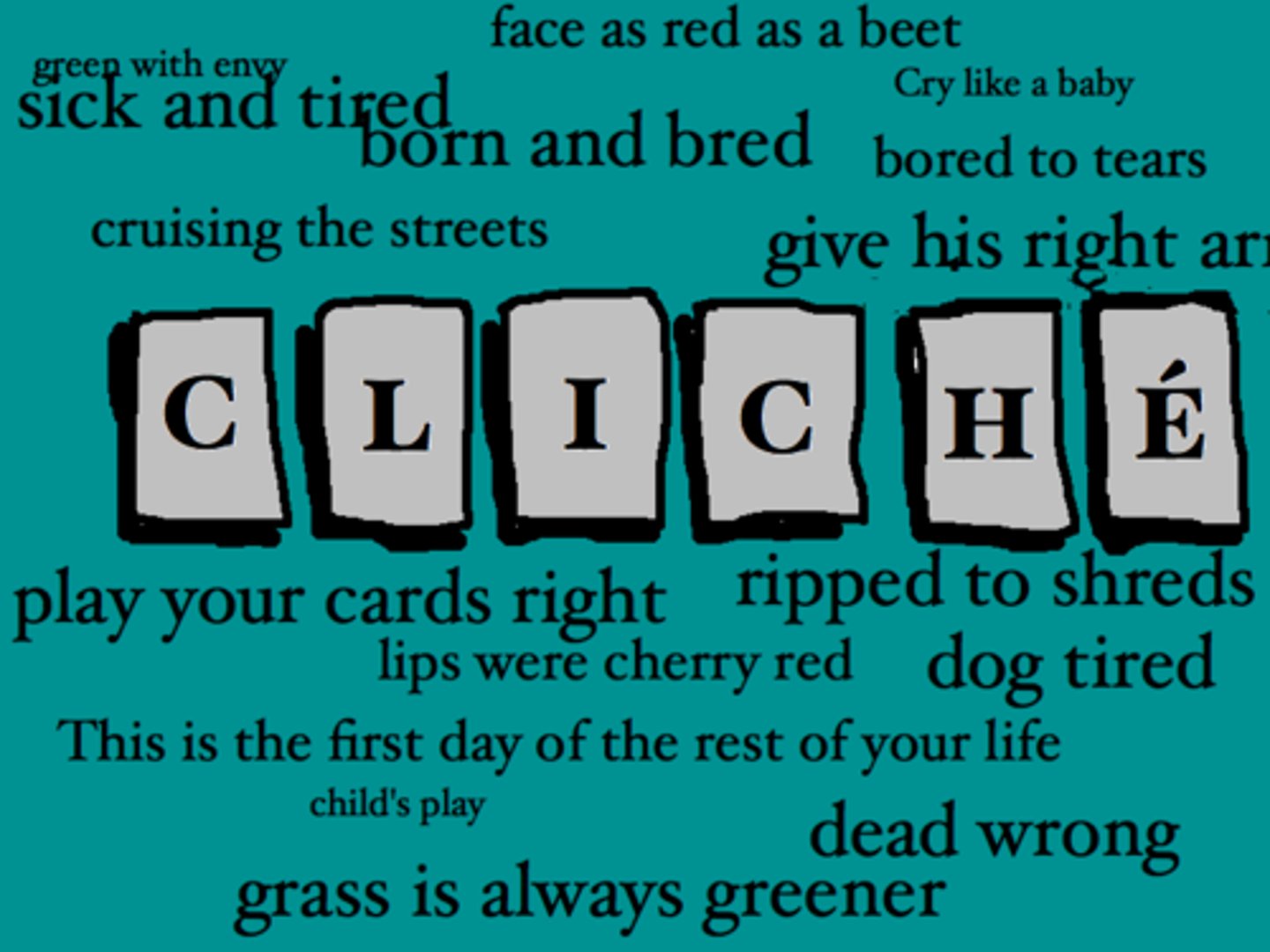 <p>a worn-out idea or overused expression</p>