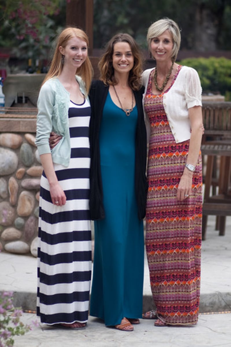 <p>(n) váy dài đến mắt cá chân</p><p>example: Her ___ flowed beautifully as she walked</p>