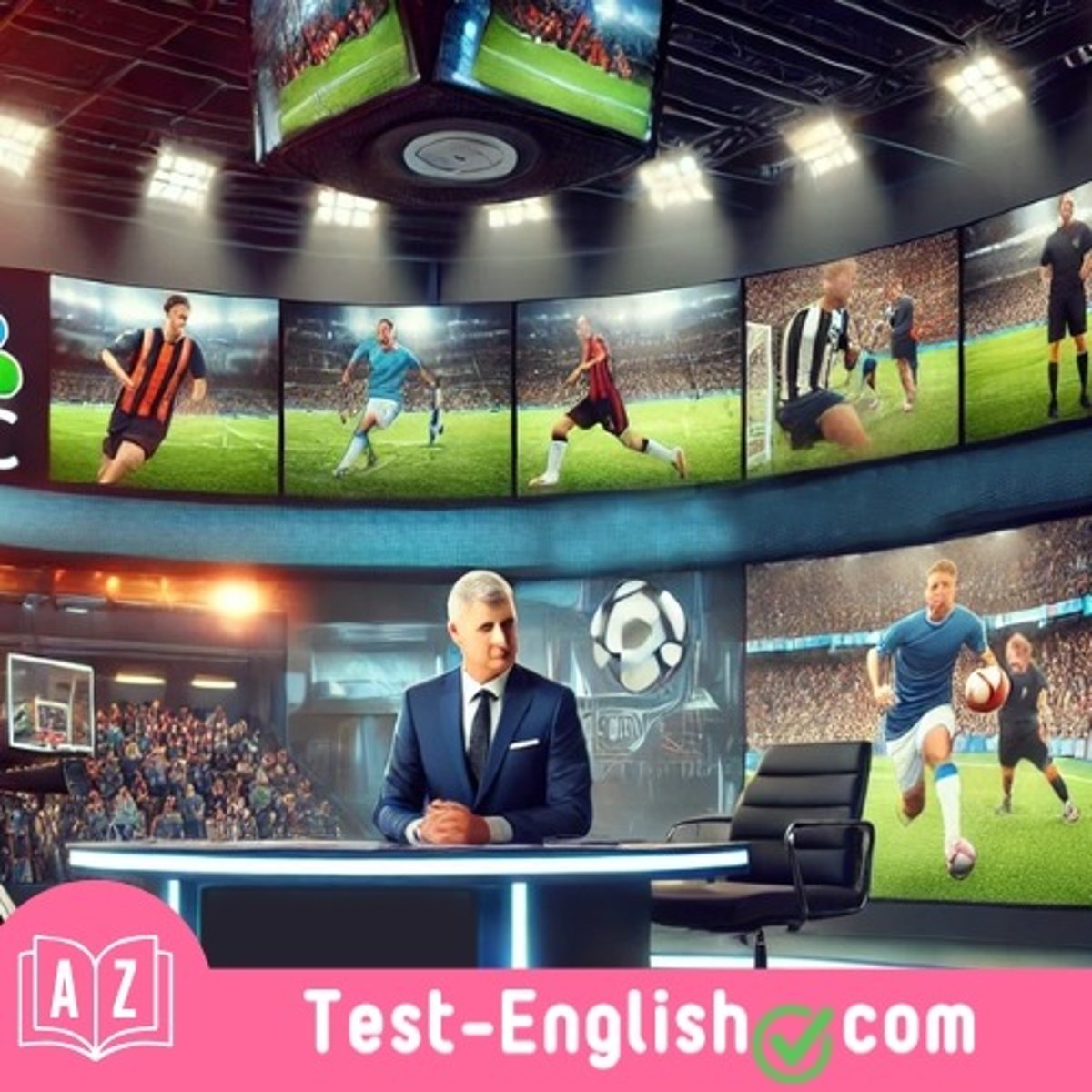 <p>The host of the _____ show was discussing the match with the team's coach.</p>