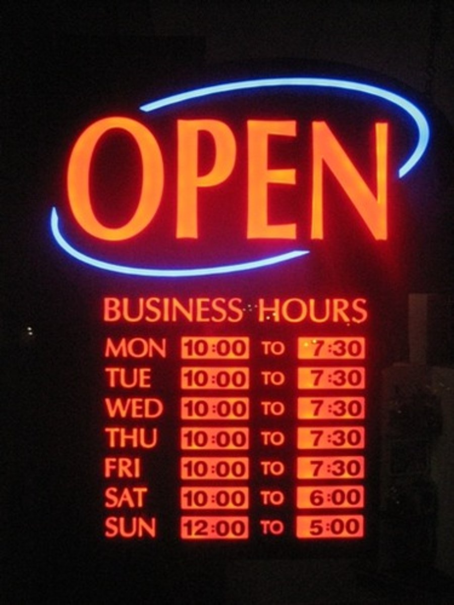 <p>At what time does ___ open?</p>