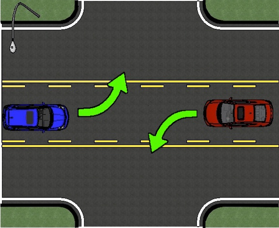 <p>Turning lane sand passing lanes</p>