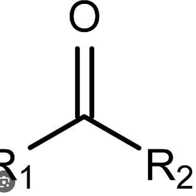 R-COR' contains -C=O (carbonyl group)
