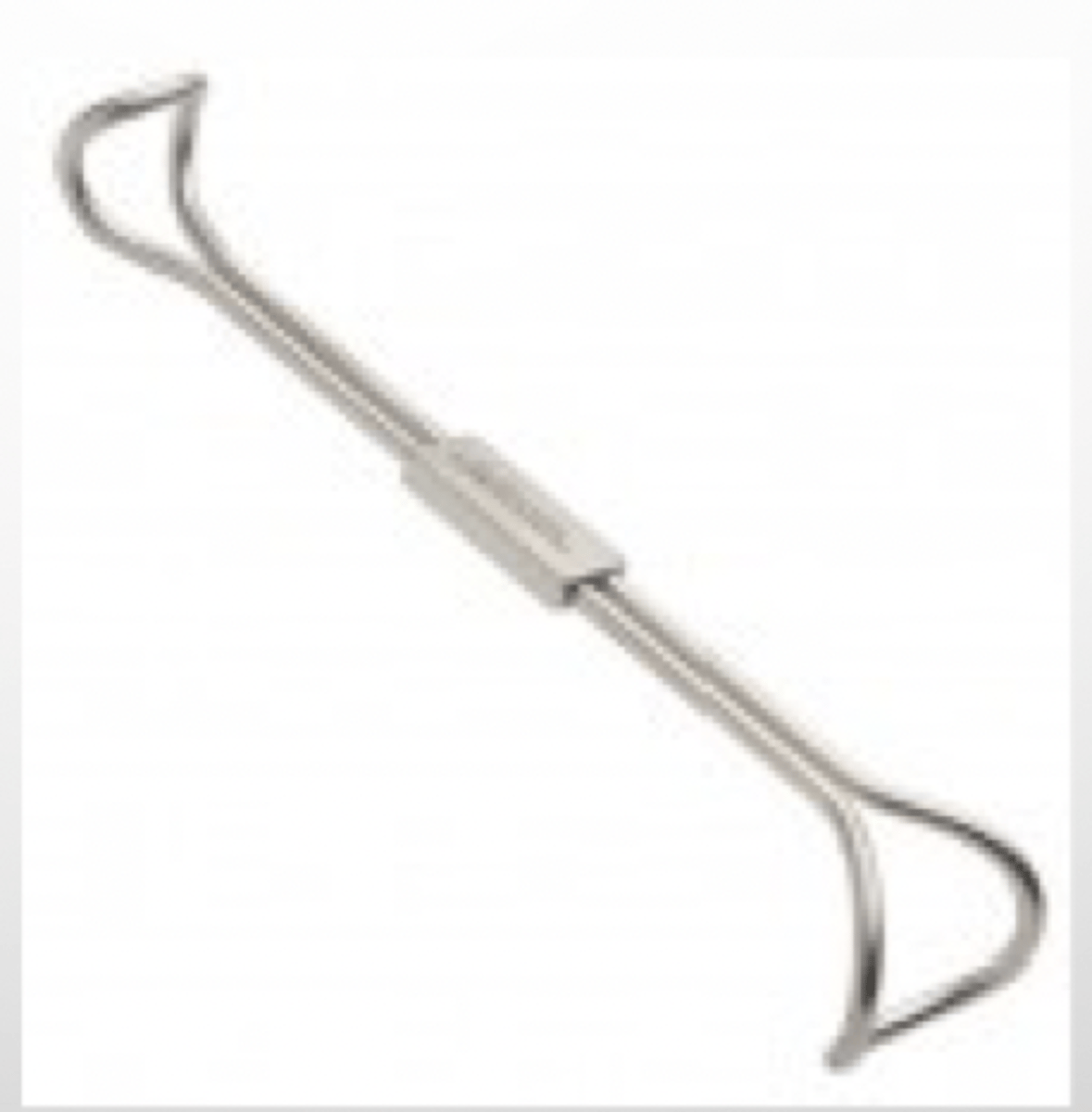 <p>________ cheek retractor is pictured</p><p>- what he uses at his office</p>