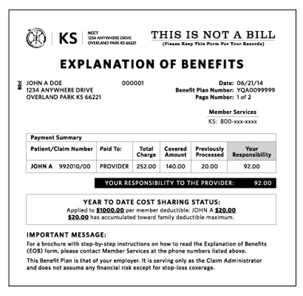 <p>A. Deductible not met</p>