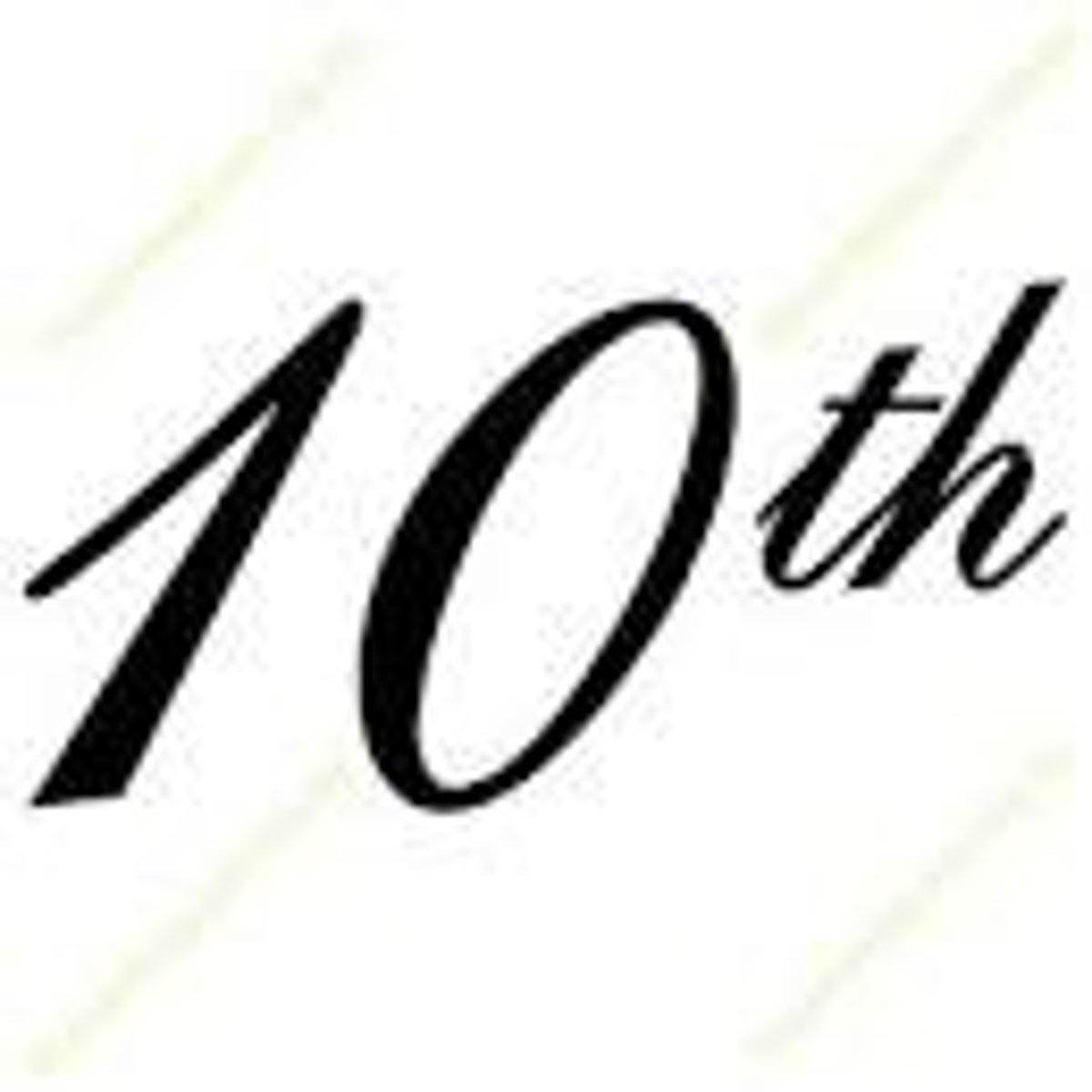 <p>tenth</p>