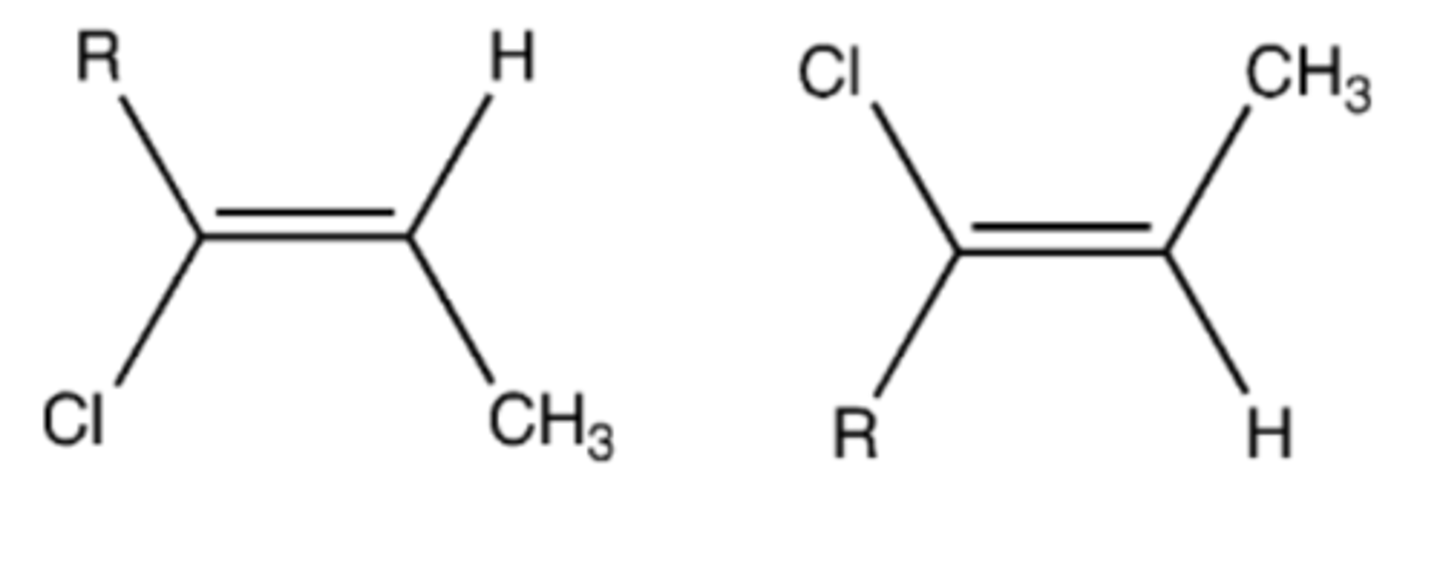 <p>Preparation of a Markovnikov halo alkene from an alkyne (mix of cis and trans)</p>