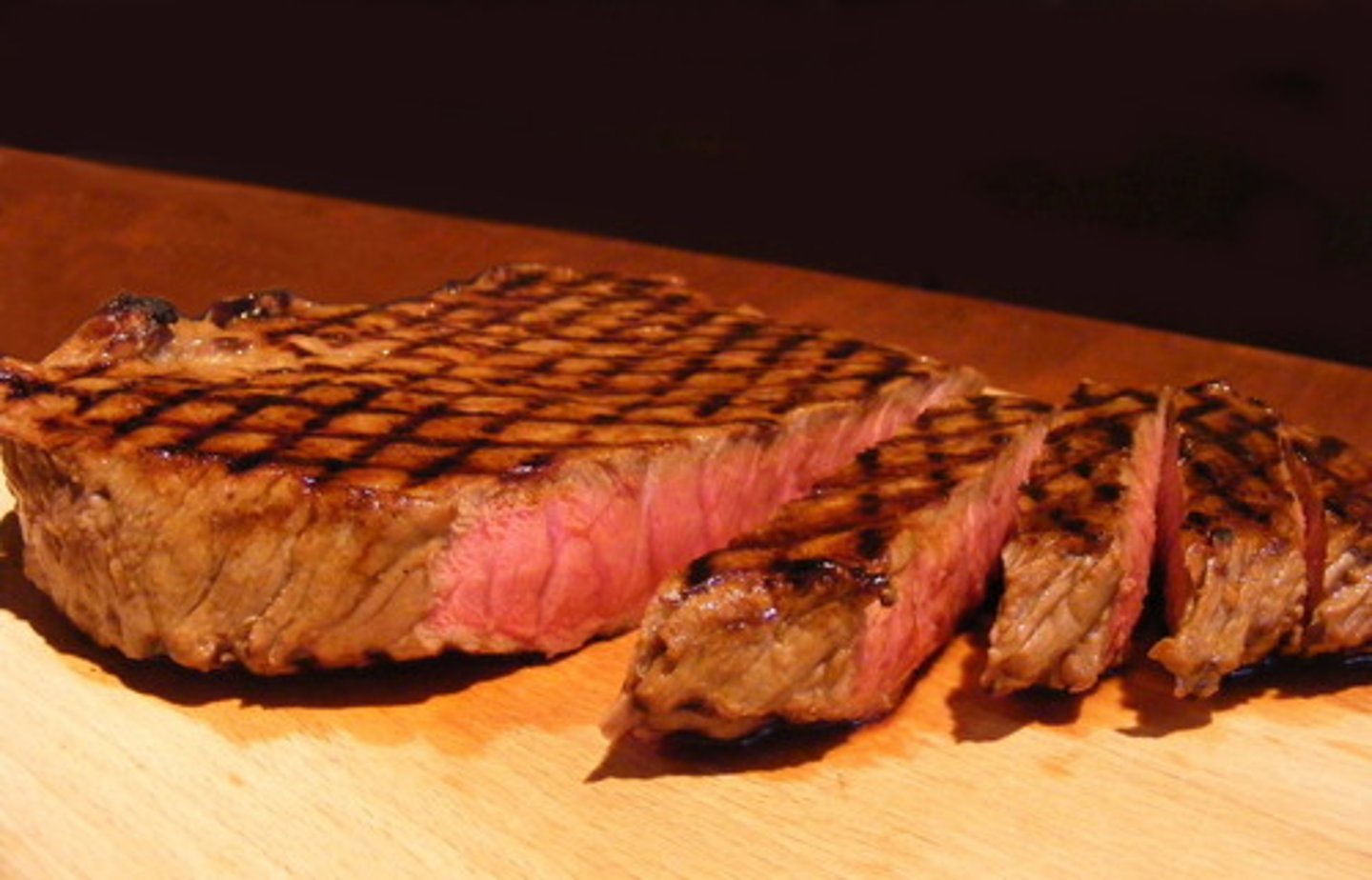 <p>a steak</p>